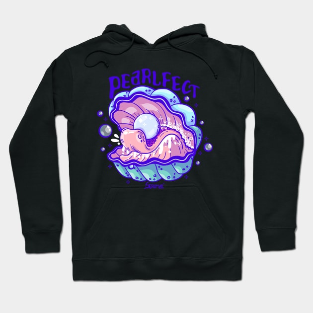 Pearlfect pearl in perfect clam pun Hoodie by SPIRIMAL